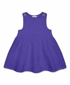 Best deal ⭐ Little Millie Blue Iris French Terry Button Jumper - Infant & Toddler For Kids 👍