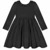 Cheapest 🤩 Simply Millie By Millie Loves Lily Black Ruffle-Neck A-Line 👗 Dress - Toddler For Kids 👍