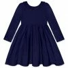Brand new ⭐ Simply Millie By Millie Loves Lily Dark Navy Ruffle-Neck A-Line 👗 Dress - Infant For Kids 🥰