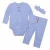 Brand new 👏 Little Millie Periwinkle Waffle-Knit Bodysuit Set - Infant For Baby & Maternity 🧨