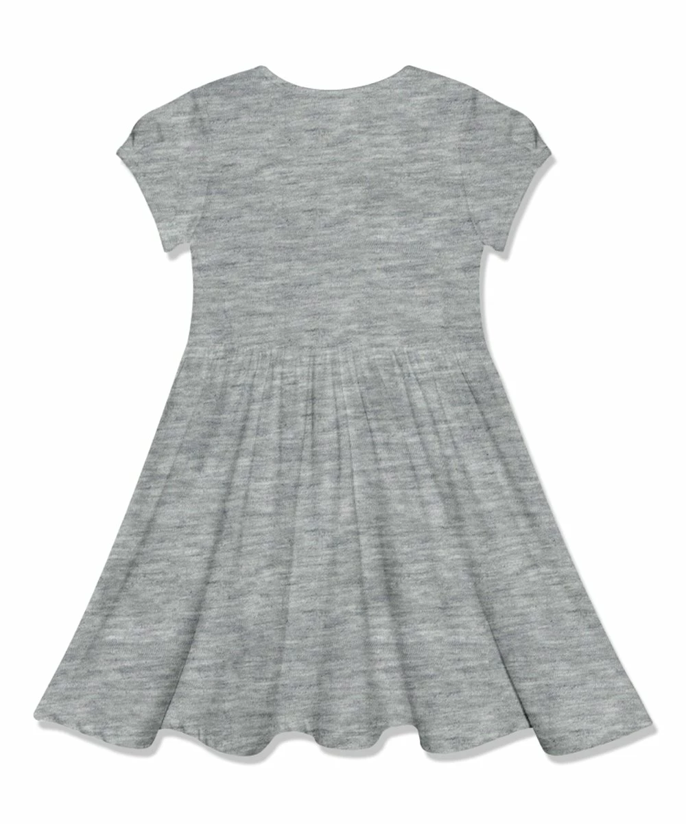 Best Sale β€οΈ Millie Loves Lily Heather Gray Bow-Waist Cap-Sleeve A-Line π Dress - Infant, Toddler & π§ Girls For Kids π€© 2 Best Sale β€οΈ Millie Loves Lily Heather Gray Bow-Waist Cap-Sleeve A-Line π Dress - Infant, Toddler & π§ Girls For Kids π€© - Image 2
