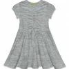 Best Sale ❤️ Millie Loves Lily Heather Gray Bow-Waist Cap-Sleeve A-Line 👗 Dress - Infant, Toddler & 👧 Girls For Kids 🤩