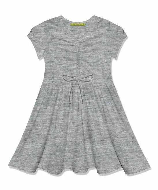 Best Sale β€οΈ Millie Loves Lily Heather Gray Bow-Waist Cap-Sleeve A-Line π Dress - Infant, Toddler & π§ Girls For Kids π€© 1 Best Sale β€οΈ Millie Loves Lily Heather Gray Bow-Waist Cap-Sleeve A-Line π Dress - Infant, Toddler & π§ Girls For Kids π€©