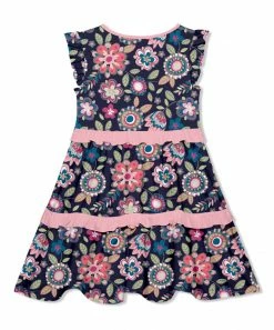 Promo π Millie Loves Lily Navy & Pink Floral Emeline Ruffle-Tiered A-Line π Dress - Infant, Toddler & π§ Girls For Kids π 5 Promo π Millie Loves Lily Navy & Pink Floral Emeline Ruffle-Tiered A-Line π Dress - Infant, Toddler & π§ Girls For Kids π -Little Millie-shop zu110333477 alt 2 tm1667424534