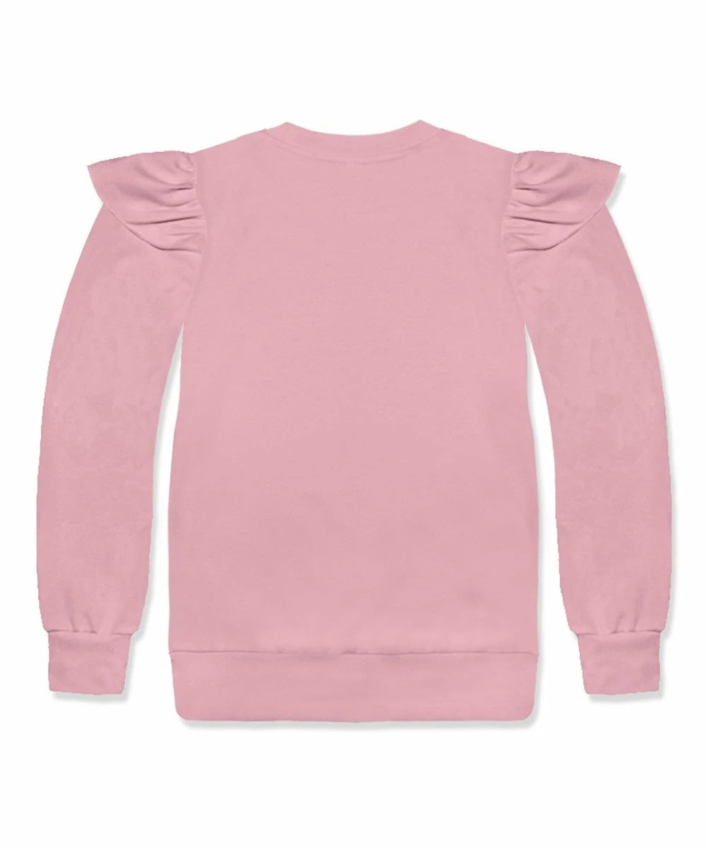 Buy β€οΈ Millie Loves Lily Dusty Pink Girl Flower Angel-Sleeve Sweatshirt - Infant, Toddler & π§ Girls For Kids 𧨠3 Buy β€οΈ Millie Loves Lily Dusty Pink Girl Flower Angel-Sleeve Sweatshirt - Infant, Toddler & π§ Girls For Kids 𧨠- Image 3