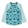 Best reviews of 😉 Millie Loves Lily Light Turquoise & White Roaming Dino Long-Sleeve Raglan Tee - Infant, Toddler & 👧 Girls For Kids 😍