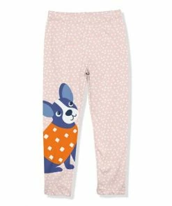 Hot Sale 😉 Millie Loves Lily Light Pink Dot 🐶 Dog Leggings - Toddler & 👧 Girls For Kids 🌟