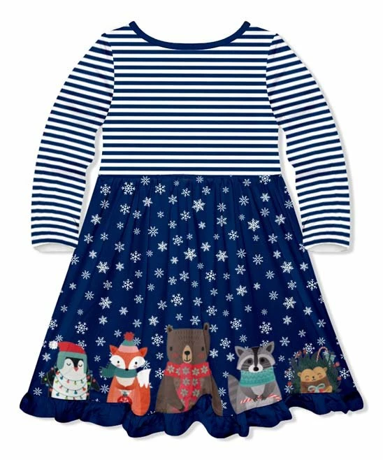 Buy 𧨠Millie Loves Lily Navy Woodland π
Christmas Border Button-Front π Dress - Infant, Toddler & π§ Girls For Kids π₯ 3 Buy 𧨠Millie Loves Lily Navy Woodland π
Christmas Border Button-Front π Dress - Infant, Toddler & π§ Girls For Kids π₯ - Image 3