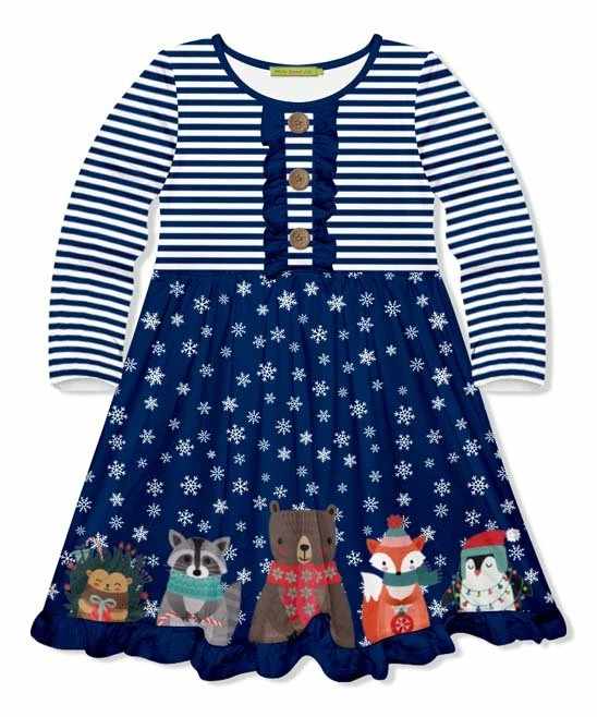 Buy 𧨠Millie Loves Lily Navy Woodland π
Christmas Border Button-Front π Dress - Infant, Toddler & π§ Girls For Kids π₯ 1 Buy 𧨠Millie Loves Lily Navy Woodland π
Christmas Border Button-Front π Dress - Infant, Toddler & π§ Girls For Kids π₯