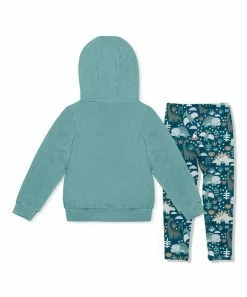 Best Pirce π Millie Loves Lily Nile Blue Waffle-Knit Pocket Hoodie & Dino Dee Leggings - Infant, Toddler & π§ Girls For Kids β 5 Best Pirce π Millie Loves Lily Nile Blue Waffle-Knit Pocket Hoodie & Dino Dee Leggings - Infant, Toddler & π§ Girls For Kids β -Little Millie-shop zu110542000 alt 2 tm1668453763