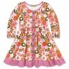 Brand new ⭐ Millie Loves Lily Pink Optic Floral Button-Front A-Line 👗 Dress - Infant, Toddler & 👧 Girls For Kids 🎉