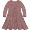 Best deal 👍 Simply Millie By Millie Loves Lily Nostalgia Rose Bow-Accent Long-Sleeve A-Line 👗 Dress - Infant, Toddler & 👧 Girls For Kids ❤️