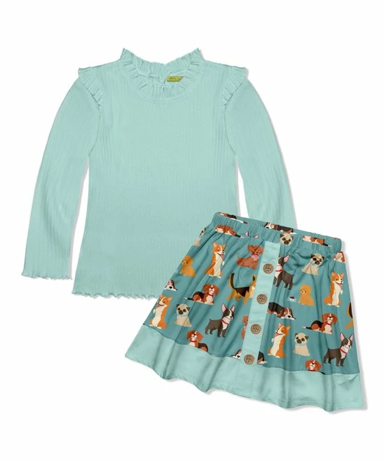 Best reviews of โจ Millie Loves Lily Mint Ribbed Long-Sleeve Top & ๐ฆฎ Dog & Bone A-Line ๐ Skirt - Toddler & ๐ง Girls For Kids ๐ 1 Best reviews of โจ Millie Loves Lily Mint Ribbed Long-Sleeve Top & ๐ฆฎ Dog & Bone A-Line ๐ Skirt - Toddler & ๐ง Girls For Kids ๐