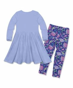 Brand new π Millie Loves Lily Periwinkle Bow-Accent A-Line π Dress & Purple Paisley Floral Leggings - Infant, Toddler & π§ Girls For Kids π 5 Brand new π Millie Loves Lily Periwinkle Bow-Accent A-Line π Dress & Purple Paisley Floral Leggings - Infant, Toddler & π§ Girls For Kids π -Little Millie-shop zu110864378 alt 2 tm1669666846