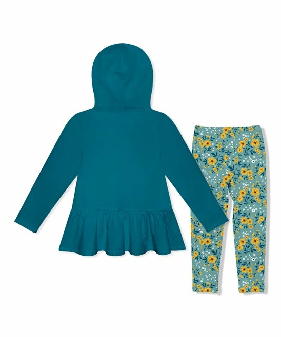 Best reviews of π Millie Loves Lily Teal Ruffle-Hem Hoodie & Nile Blue Ruby Floral Leggings - Infant, Toddler & π§ Girls For Kids β 3 Best reviews of π Millie Loves Lily Teal Ruffle-Hem Hoodie & Nile Blue Ruby Floral Leggings - Infant, Toddler & π§ Girls For Kids β - Image 3