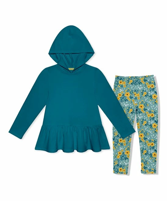Best reviews of π Millie Loves Lily Teal Ruffle-Hem Hoodie & Nile Blue Ruby Floral Leggings - Infant, Toddler & π§ Girls For Kids β 1 Best reviews of π Millie Loves Lily Teal Ruffle-Hem Hoodie & Nile Blue Ruby Floral Leggings - Infant, Toddler & π§ Girls For Kids β