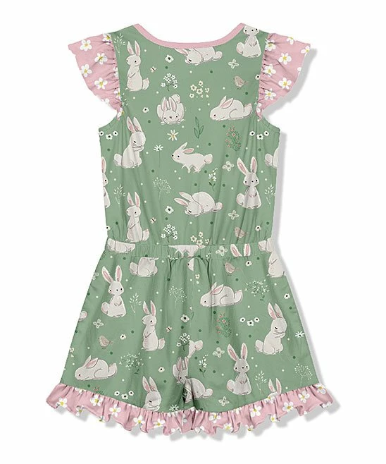 Best reviews of β Millie Loves Lily Green Bunny Button-Front Romper - π§ Girls For Kids βοΈ 2 Best reviews of β Millie Loves Lily Green Bunny Button-Front Romper - π§ Girls For Kids βοΈ - Image 2