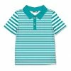 Top 10 ✨ Millie & Maxx Turquoise & White Stripe Polo - Toddler For Kids 🎁
