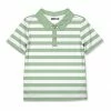 Budget ✨ Millie & Maxx Mint & White Stripe Polo - Boys For Kids 👍