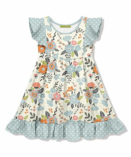 Best Sale π Millie Loves Lily Ecru Tiffany Floral Angel-Sleeve π Dress - Toddler & π§ Girls For Kids π 1 Best Sale π Millie Loves Lily Ecru Tiffany Floral Angel-Sleeve π Dress - Toddler & π§ Girls For Kids π
