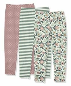 Cheap 🎉 Millie Loves Lily Cream & Sage Flower Leggings Set - 👧 Girls For Kids 🤩