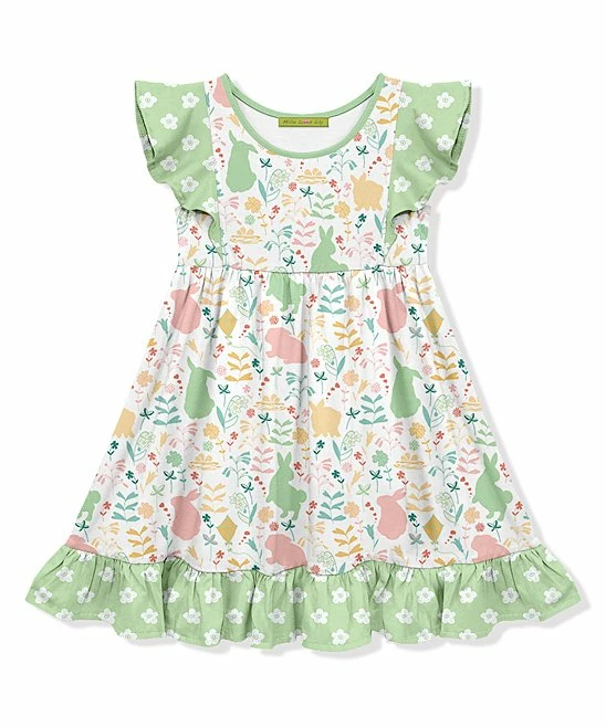 Best deal π Millie Loves Lily Mint Floral Spring Bunny Angel-Sleeve A-Line π Dress - π§ Girls For Kids π€© 1 Best deal π Millie Loves Lily Mint Floral Spring Bunny Angel-Sleeve A-Line π Dress - π§ Girls For Kids π€©