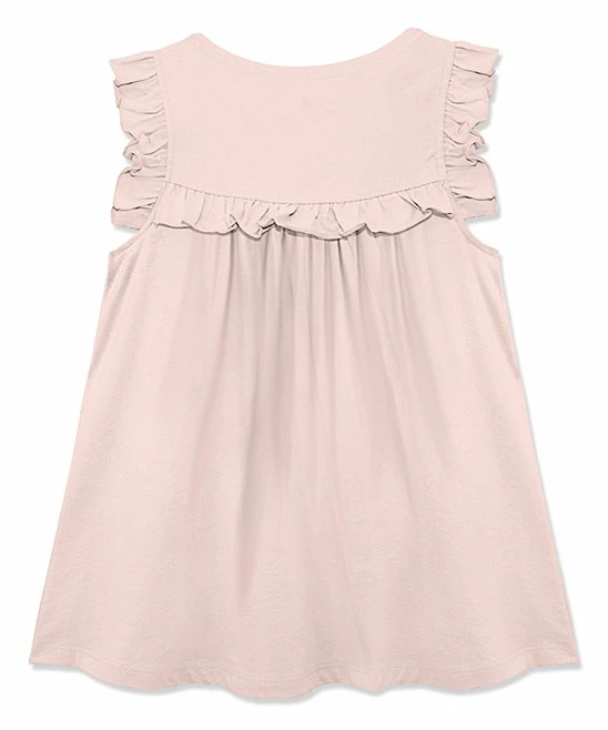 Brand new β Simply Millie By Millie Loves Lily Pink Ruffle-Accent Babydoll Tank - Toddler & π§ Girls For Kids π 2 Brand new β Simply Millie By Millie Loves Lily Pink Ruffle-Accent Babydoll Tank - Toddler & π§ Girls For Kids π - Image 2