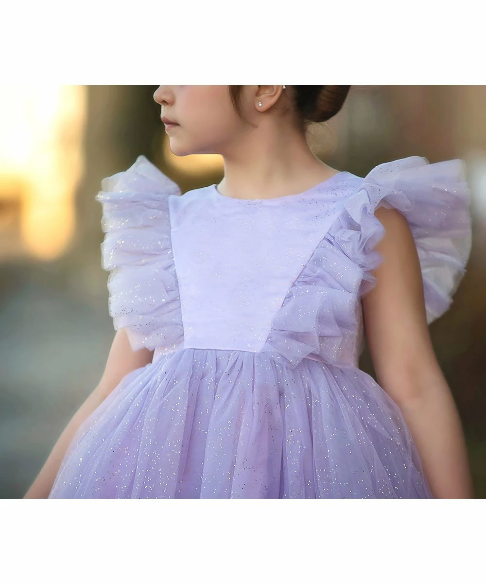Promo π Trish Scully Child Lavender Angel-Sleeve Milly A-Line π Dress - Infant, Toddler & π§ Girls For Kids π 2 Promo π Trish Scully Child Lavender Angel-Sleeve Milly A-Line π Dress - Infant, Toddler & π§ Girls For Kids π - Image 2
