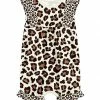 New ✔️ Little Millie Cream & Brown Leopard Angel-Sleeve Romper - Infant For Baby & Maternity 🤩