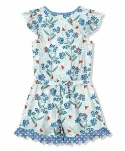 Best Pirce π Millie Loves Lily Light Blue Polka Dot Ladybug Ruffle-Trim Button-Front Romper - π§ Girls For Kids π 5 Best Pirce π Millie Loves Lily Light Blue Polka Dot Ladybug Ruffle-Trim Button-Front Romper - π§ Girls For Kids π -Little Millie-shop zu94160810 alt 2 tm1616010896