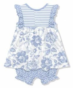 Brand new π Little Millie Periwinkle Toile & Polka Dot π Skirted Bubble Romper - Infant For Kids β 5 Brand new π Little Millie Periwinkle Toile & Polka Dot π Skirted Bubble Romper - Infant For Kids β -Little Millie-shop zu94696313 alt 2 tm1617302305