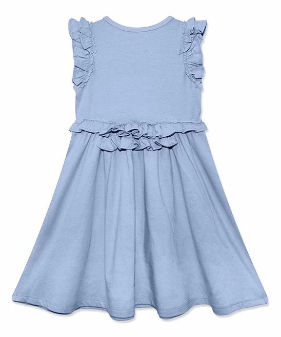 Budget β Millie Loves Lily Periwinkle Ruffle-Accent Sleeveless A-Line π Dress - π§ Girls For Kids π₯° 2 Budget β Millie Loves Lily Periwinkle Ruffle-Accent Sleeveless A-Line π Dress - π§ Girls For Kids π₯° - Image 2