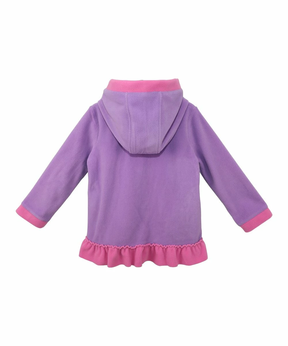 Top 10 π€© Millie Loves Lily Purple & Pink Flower-Detail Ruffle-Trim Hooded π§₯ Coat - Toddler For Kids βοΈ 5 Top 10 π€© Millie Loves Lily Purple & Pink Flower-Detail Ruffle-Trim Hooded π§₯ Coat - Toddler For Kids βοΈ - Image 5
