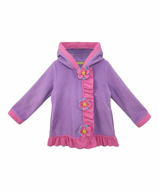 Top 10 π€© Millie Loves Lily Purple & Pink Flower-Detail Ruffle-Trim Hooded π§₯ Coat - Toddler For Kids βοΈ 1 Top 10 π€© Millie Loves Lily Purple & Pink Flower-Detail Ruffle-Trim Hooded π§₯ Coat - Toddler For Kids βοΈ