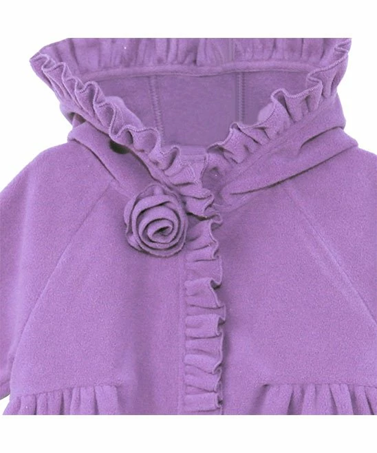 Best reviews of 𧨠Millie Loves Lily Purple Rosette Ruffle-Trim Hooded π§₯ Coat - Toddler For Kids β€οΈ 2 Best reviews of 𧨠Millie Loves Lily Purple Rosette Ruffle-Trim Hooded π§₯ Coat - Toddler For Kids β€οΈ - Image 2