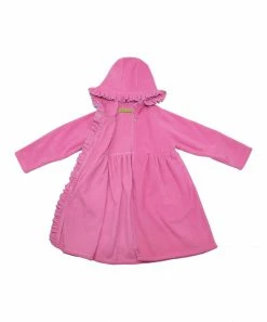 Discount 🎉 Millie Loves Lily Pink Rosette Ruffle-Trim Hooded 🧥 Coat - Toddler For Kids 🥰 -Little Millie-shop zu95077838 alt 2 tm1628186764