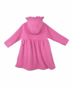 Discount 🎉 Millie Loves Lily Pink Rosette Ruffle-Trim Hooded 🧥 Coat - Toddler For Kids 🥰 -Little Millie-shop zu95077838 alt 4 tm1628186764