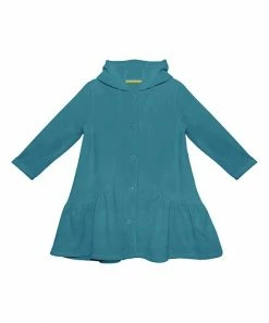 Coupon 🛒 Millie Loves Lily Teal Button-Up Hooded Swing 🧥 Coat - Toddler & 👧 Girls For Kids 👍