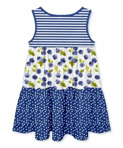 Hot Sale π Millie Loves Lily White & Blue Stripe Blue Berries Tiered Sleeveless A-Line π Dress - π§ Girls For Kids π 5 Hot Sale π Millie Loves Lily White & Blue Stripe Blue Berries Tiered Sleeveless A-Line π Dress - π§ Girls For Kids π -Little Millie-shop zu95718600 alt 2 tm1620840597