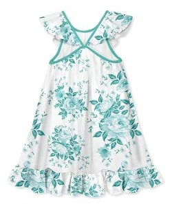 Best deal β Millie Loves Lily White & Turquoise Floral Ruffle Yoke A-Line π Dress - π§ Girls For Kids π₯° 5 Best deal β Millie Loves Lily White & Turquoise Floral Ruffle Yoke A-Line π Dress - π§ Girls For Kids π₯° -Little Millie-shop zu95718603 alt 2 tm1620840597
