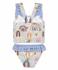 Budget β¨ Millie Loves Lily Purple & Yellow 'Follow The Rainbow' Ruffle-Detail Tankini - Infant, Toddler & π§ Girls For Kids π 5 Budget β¨ Millie Loves Lily Purple & Yellow 'Follow The Rainbow' Ruffle-Detail Tankini - Infant, Toddler & π§ Girls For Kids π -Little Millie-shop zu95805800 alt 2 tm1621431916
