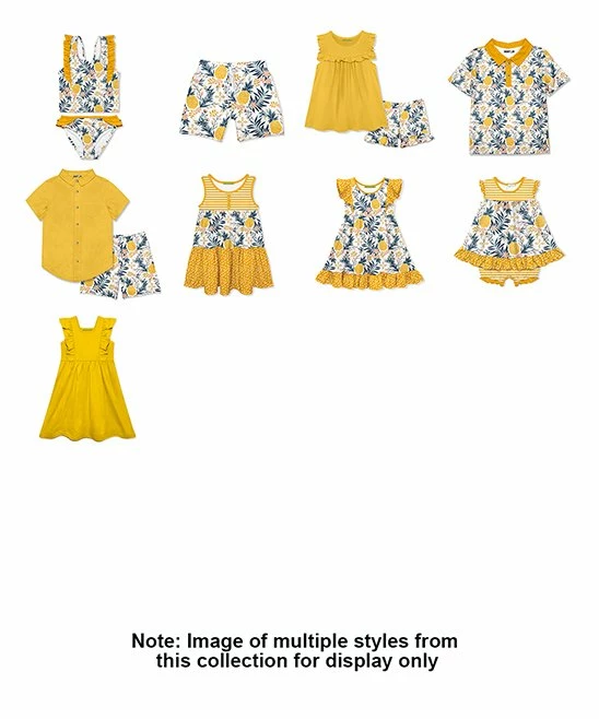 Brand new 𧨠Millie Loves Lily White & Yellow Pineapple Floral Tiered Sleeveless A-Line π Dress - Toddler For Kids π― 2 Brand new 𧨠Millie Loves Lily White & Yellow Pineapple Floral Tiered Sleeveless A-Line π Dress - Toddler For Kids π― - Image 2
