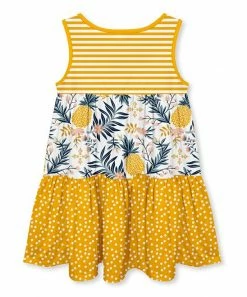 Brand new 𧨠Millie Loves Lily White & Yellow Pineapple Floral Tiered Sleeveless A-Line π Dress - Toddler For Kids π― 7 Brand new 𧨠Millie Loves Lily White & Yellow Pineapple Floral Tiered Sleeveless A-Line π Dress - Toddler For Kids π― -Little Millie-shop zu95852325 alt 3 tm1647102506