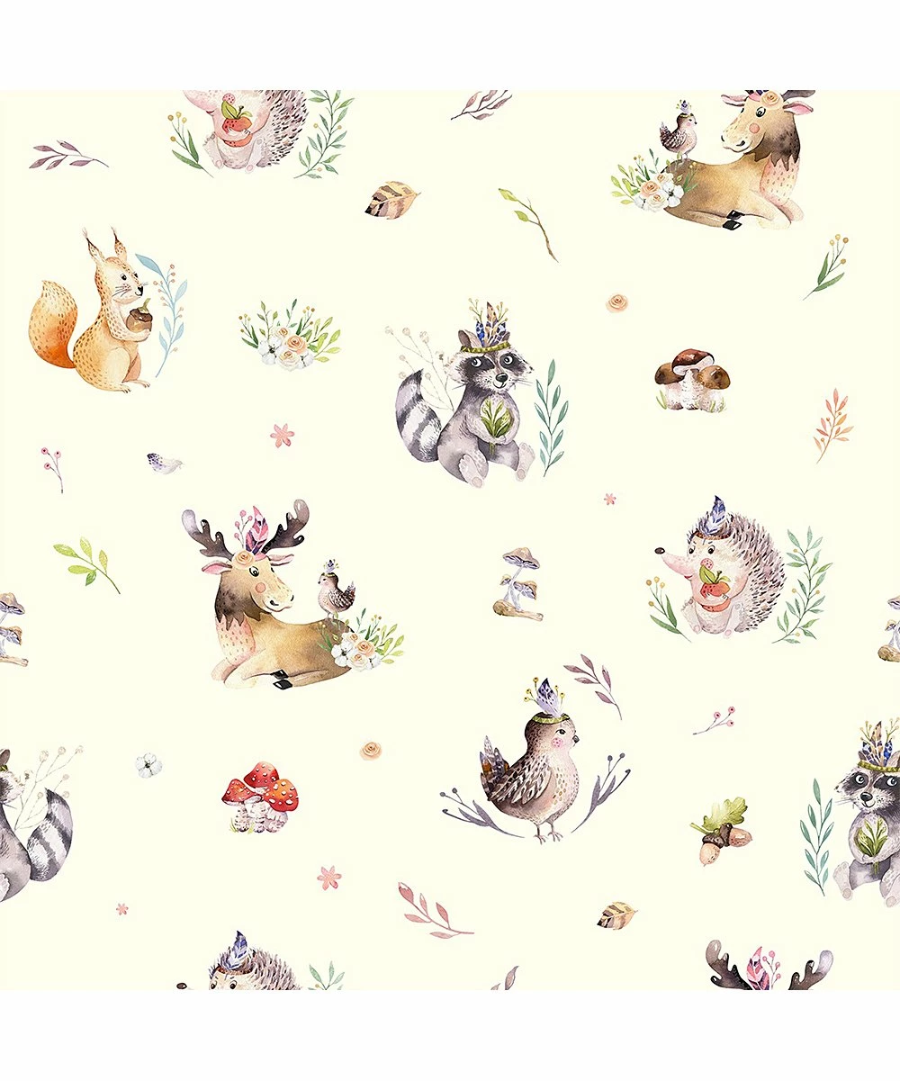 Best deal π₯° Little Millie Cream Petite Woodland Ruffle-Trim Playsuit - Infant & Toddler For Kids π 3 Best deal π₯° Little Millie Cream Petite Woodland Ruffle-Trim Playsuit - Infant & Toddler For Kids π - Image 3