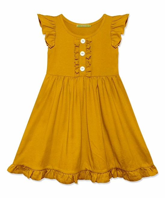 Top 10 π Simply Millie By Millie Loves Lily Marigold Button-Front Angel-Sleeve π Dress - π§ Girls For Kids π€© 1 Top 10 π Simply Millie By Millie Loves Lily Marigold Button-Front Angel-Sleeve π Dress - π§ Girls For Kids π€©
