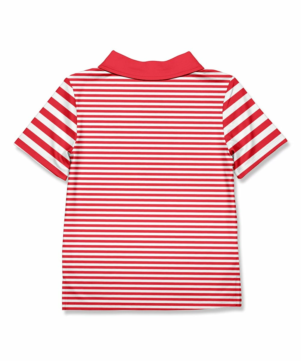 Brand new π Millie & Maxx Red Stripe Apple Polo - Boys For Kids β 2 Brand new π Millie & Maxx Red Stripe Apple Polo - Boys For Kids β - Image 2