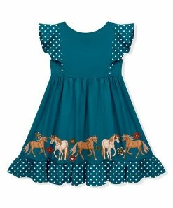 Hot Sale β¨ Millie Loves Lily Teal & White Polka Dot Pony Border Angel-Sleeve π Dress - Toddler & π§ Girls For Kids π 5 Hot Sale β¨ Millie Loves Lily Teal & White Polka Dot Pony Border Angel-Sleeve π Dress - Toddler & π§ Girls For Kids π -Little Millie-shop zu97912903 alt 2 tm1629293220