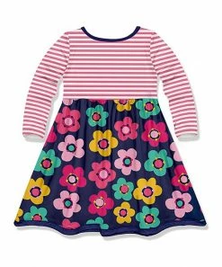 Brand new β€οΈ Millie Loves Lily Navy & Pink Stripe Floral Pocket A-Line π Dress - Infant For Kids βοΈ 5 Brand new β€οΈ Millie Loves Lily Navy & Pink Stripe Floral Pocket A-Line π Dress - Infant For Kids βοΈ -Little Millie-shop zu97913053 alt 2 tm1628633547