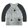 Best Pirce ✨ Millie & Maxx Heather Gray Spiderweb Long-Sleeve Raglan Tee - Toddler For Kids 🌟