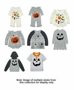 Deals ⭐ Little Millie Cream 'Trick Or Treat' Ruffle-Trim Playsuit - Infant For Kids ⭐ -Little Millie-shop zu98106715 alt 3 tm1627672660